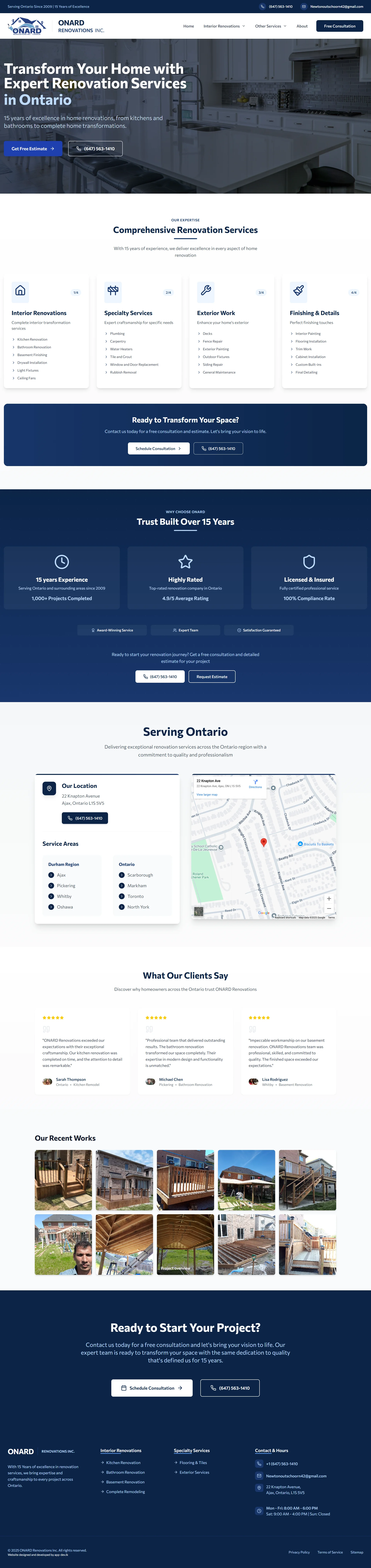 Onard Canada - Main Screenshot