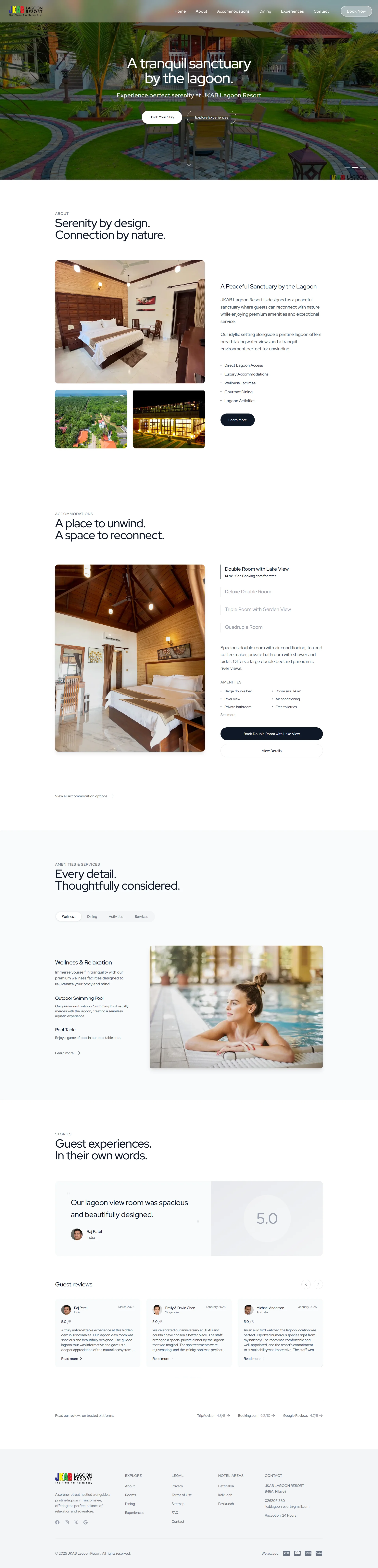 JKAB lagoon Resort - Main Screenshot