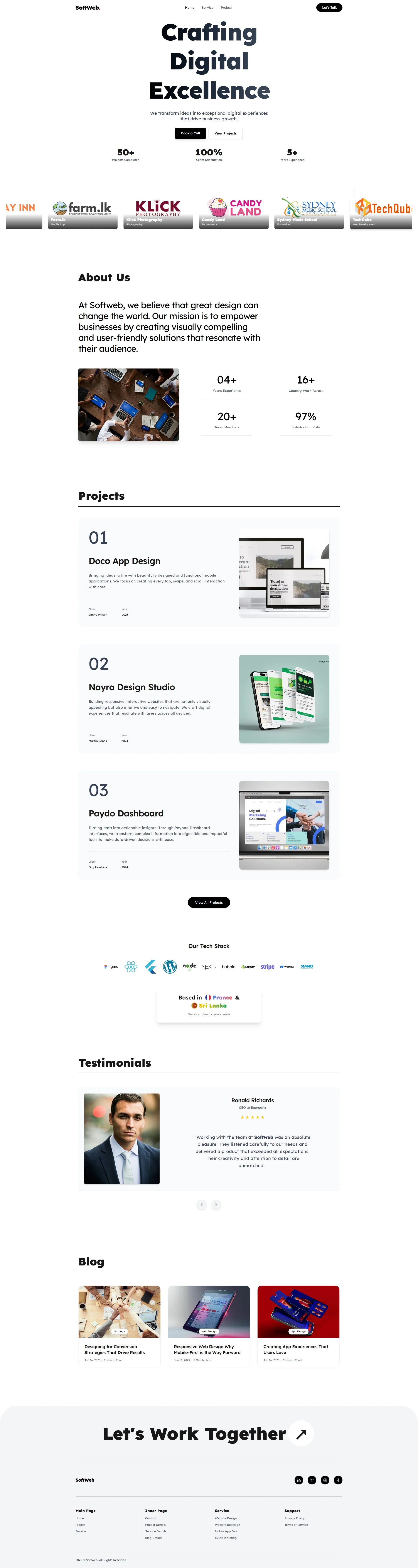Softweb - Main Screenshot