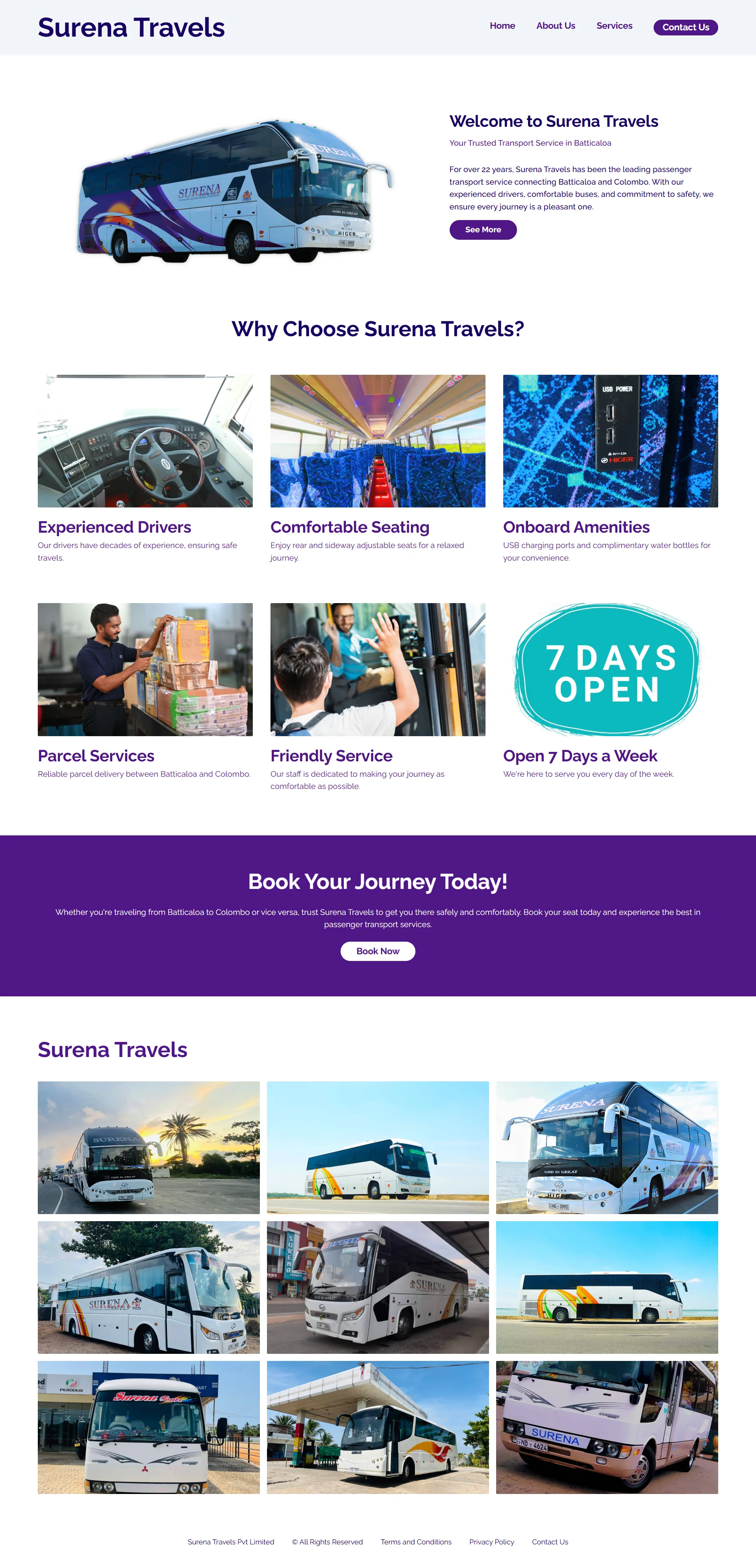 Surena Travels Sri Lanka - Main Screenshot