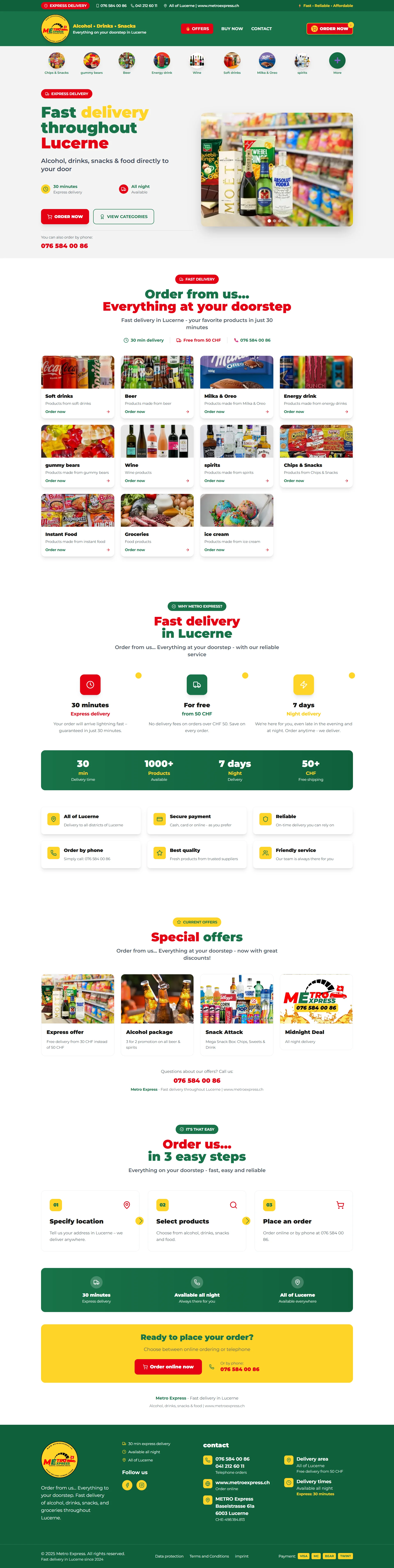 Metro Express Switzerland - Main Screenshot