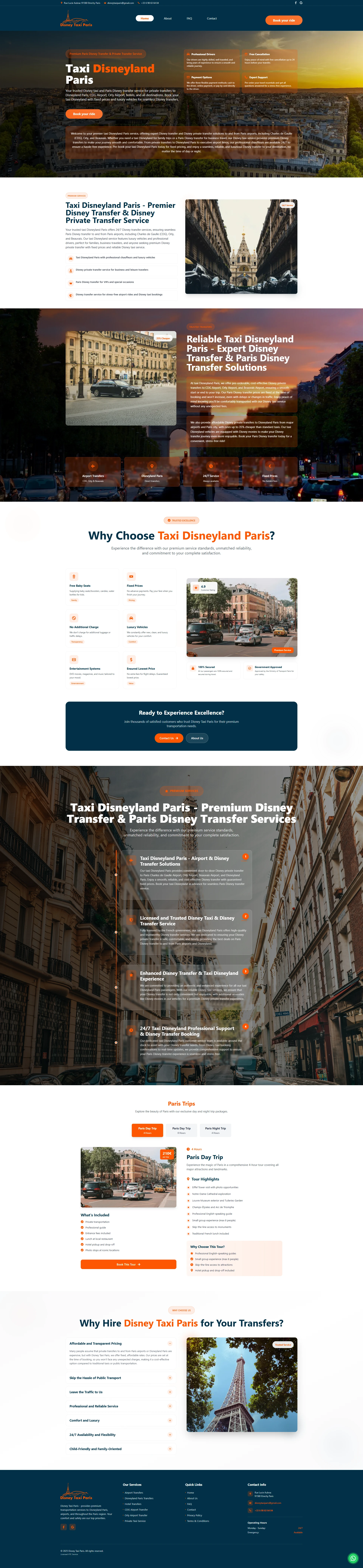 Disney Taxi Paris - Main Screenshot