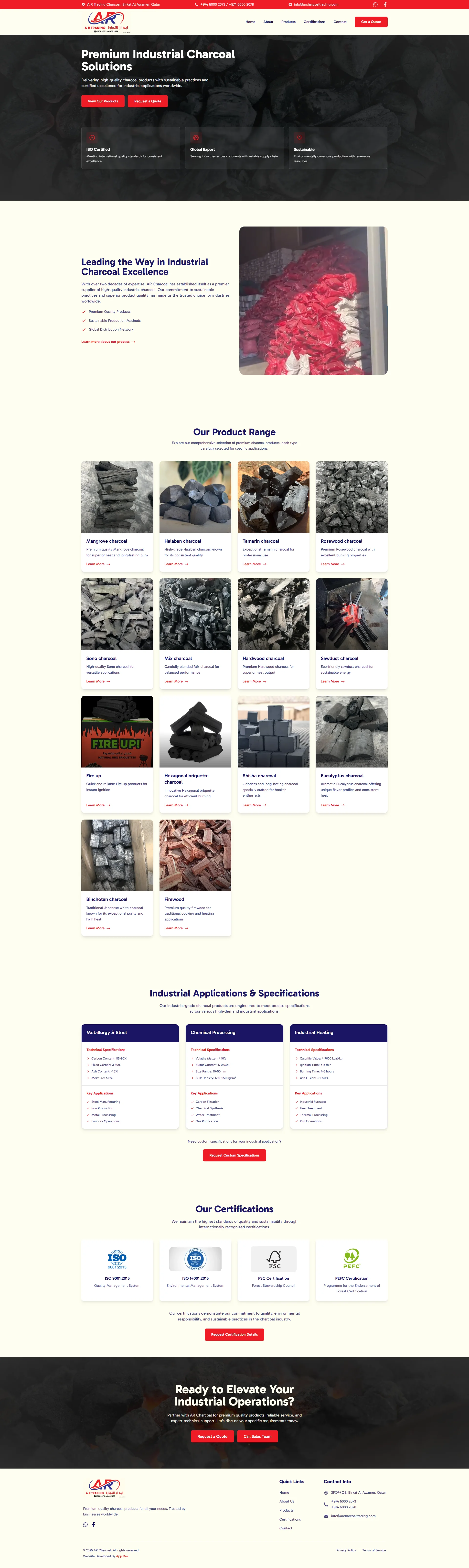 AR Charcoal Trading - Main Screenshot