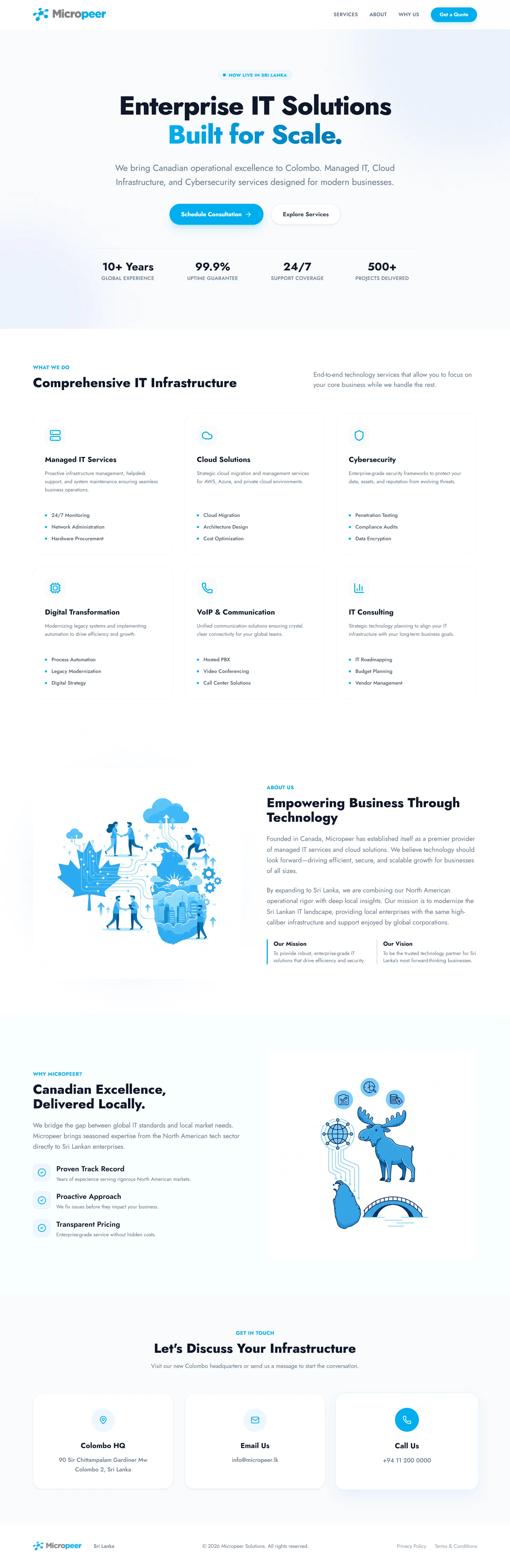 Micropeer Sri Lanka - Main Screenshot